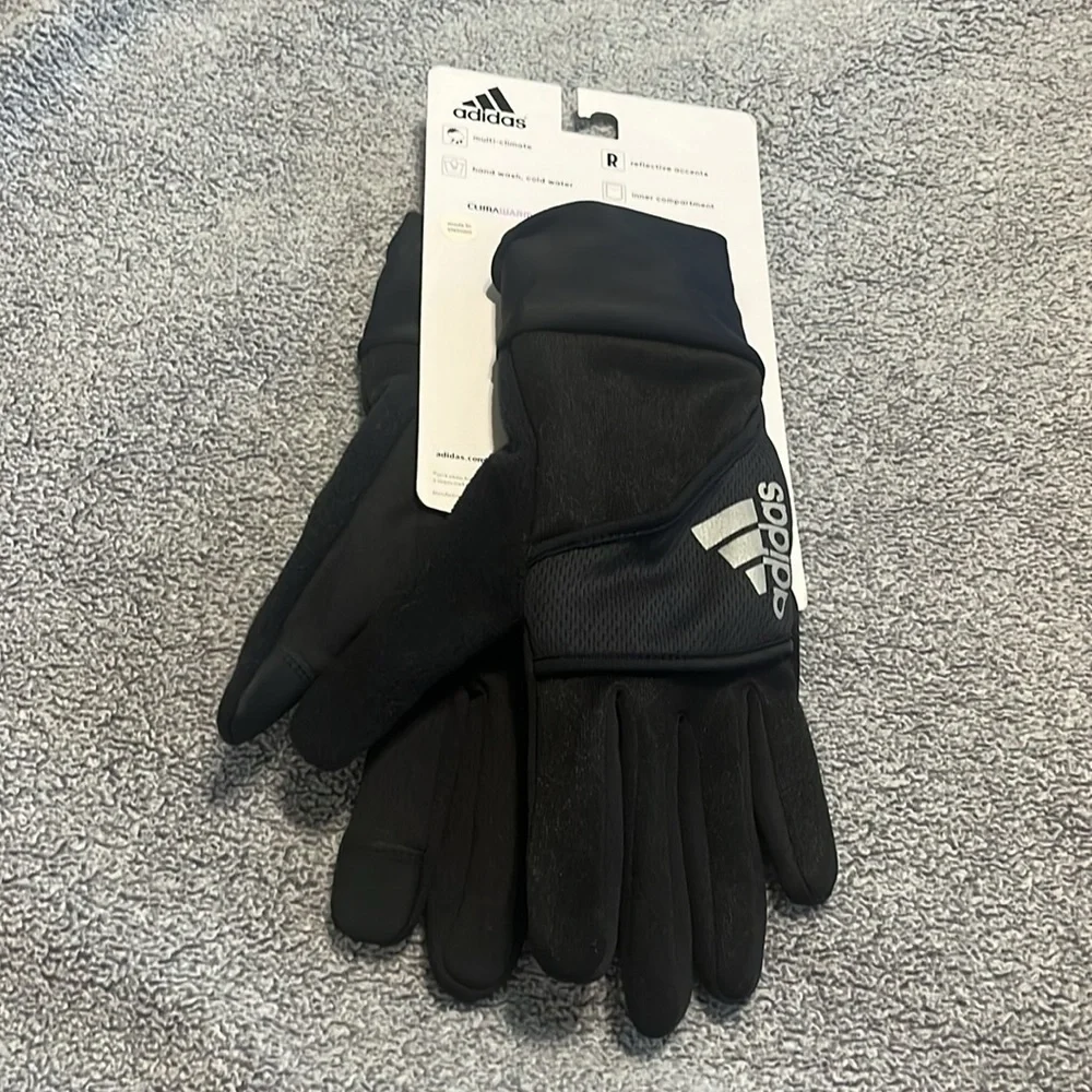 Adidas Black ClimaWarm Gloves
